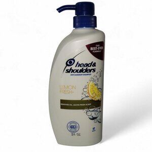 Head and Shoulders Anti-Dandruff Shampoo 24oz LEMON FRESH Pump Design New